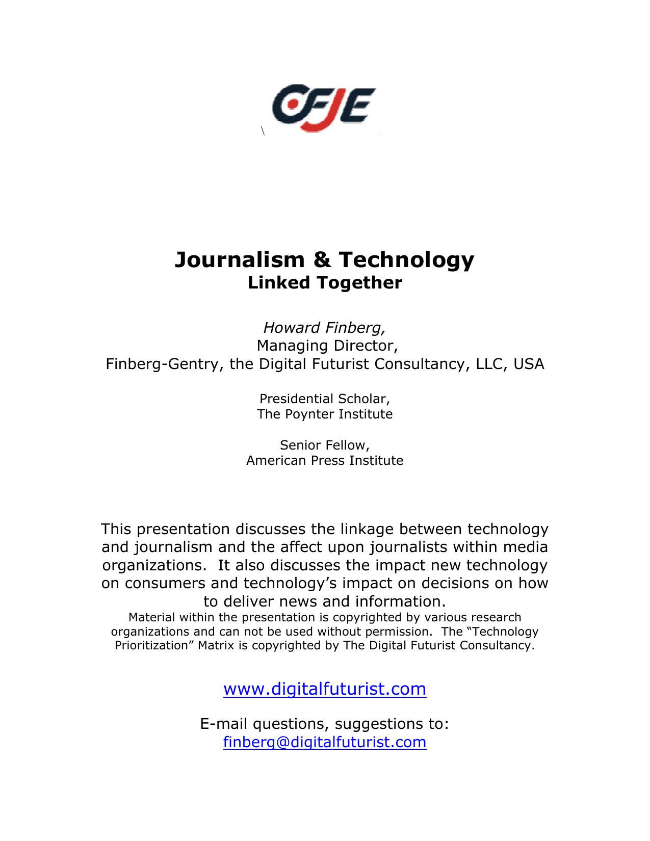 Opening slide from the 2002 Journalism & Technology, Linked Forever presentation greeting a Danish audience with "God Eftermiddag"
